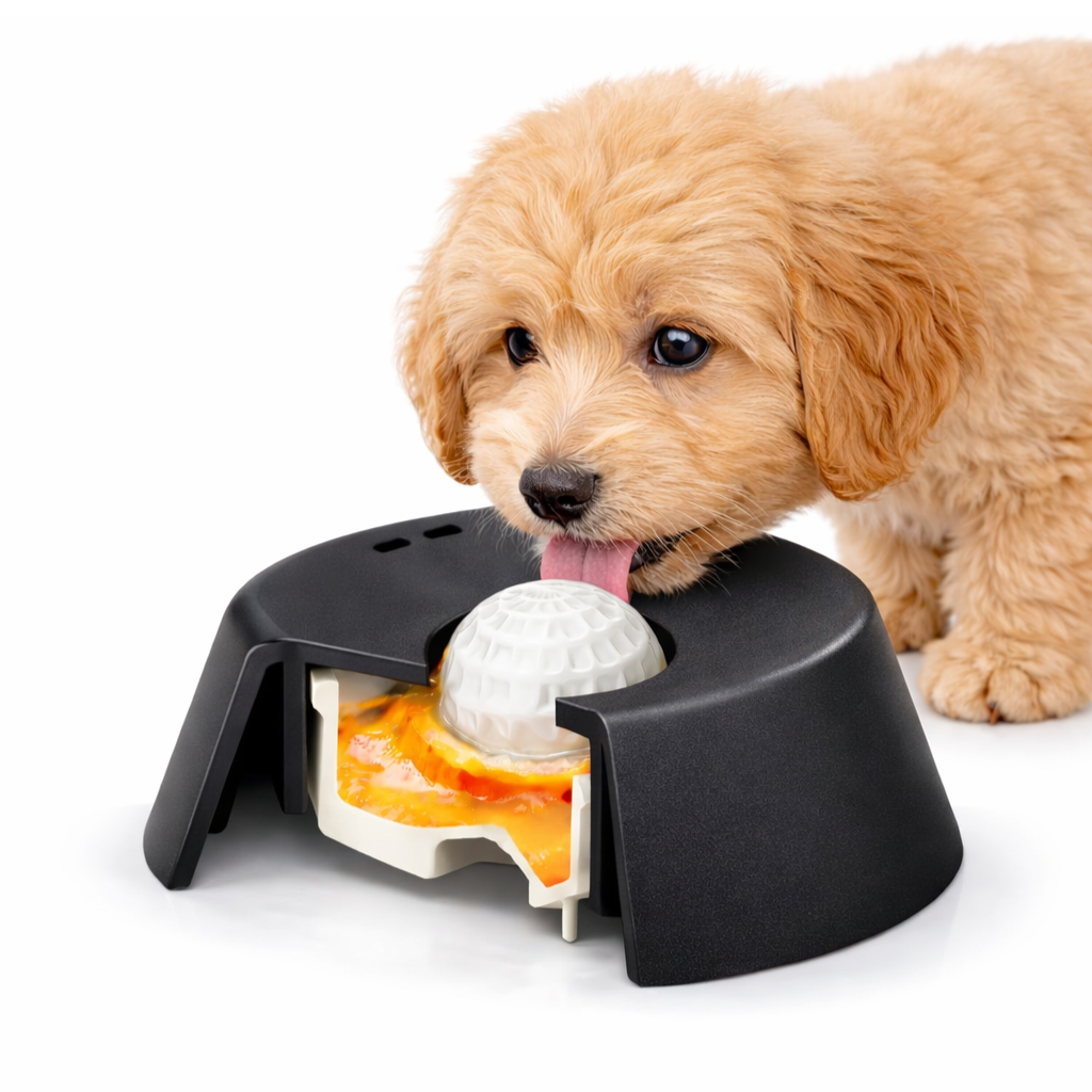 Liquid Slow Feeder Dog Bowl